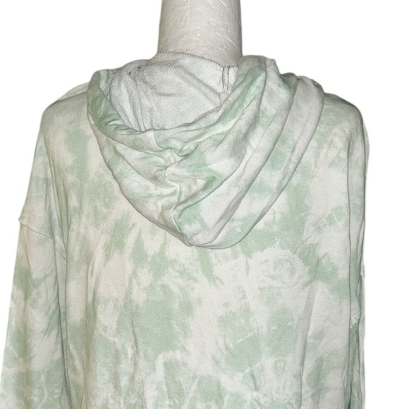 NWT Rails Nico Mint Green Tie Dye Print Cropped Hoodie Sweatshirt - XS + - Picture 8 of 12